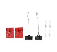 Hyuduo Kit de Enchufe de Conector Rápido de BateríA, Conectores de Cobre Chapados en Plata con Cubierta de Policarbonato, 50 A 12-36 V para Carreras de Coches, y Camiones