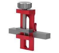 Hyuduo Localizador de Instalación de Puerta de Gabinete de Aleación de Aluminio con Brazo de Soporte, Plantilla de Carpintería para una Alineación Precisa, Rango de Sujeción de 7-40 Mm para