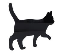 Hyuduo Luz Nocturna de Gato Activada por Voz, Lámpara Acrílica de Gato Negro, Linda Decoración de Pared para Habitación y Dormitorio de Niños