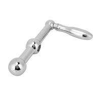 Hyuduo Manija de Mesa con Manivela de Bola D26, Mecedora de Tres Bolas para Fresadora, Diámetro de Orificio Interior de 16mm, Accesorios de Molino de Alta Resistencia