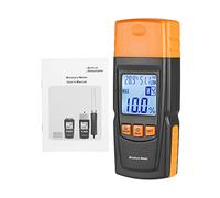 Hyuduo Medidor de Humedad de Madera, Detector de Humedad Digital para Leña, Madera y, LCD Grande con Luz de Fondo, Alta Precisión y Energía Automática, Medidor de Temperatura,