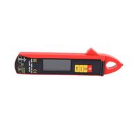 Hyuduo Medidor de Pinza Digital 1mA True RMS AC DC Amp Tester | Rango Automático de 6000 Cuentas, Detección de Voltaje sin Contacto NCV, LCD en Color Gran Angular, Batería Recargable,