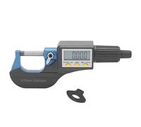 Hyuduo Micrómetro Digital, Lectura Precisa, Pantalla LCD, Sonda de Carburo, Herramienta de Medición de Trinquete, Elemento Pequeño para Estimación de Grosor, Medición de Ancho de Longitud