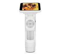 Hyuduo Microscopio Digital LCD, Lupa USB de Mano de 2,8 Pulgadas con Pantalla, Vídeo 1080P, 8 Luces LED, Zoom de 30X a 120X, Cámara de Microscopio Portátil para Adultos y Niños Vista de PC