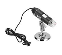 Hyuduo Microscopio Digital Portátil con Aumento de 1600X con Conexión WiFi, Puerto USB HD 1080P para Aficionados, Estudiantes, Ingenieros