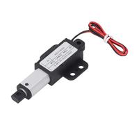 Hyuduo Mini Actuador Lineal Eléctrico de 24 V, Varilla de Empuje Compacta de Aluminio, Empuje de 20 N, Ideal para Sistemas de Robótica y Automatización