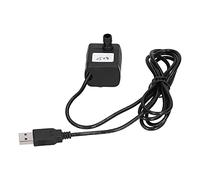 Hyuduo Mini Bomba Sumergible, Bomba de Agua USB sin Escobillas ABS DC 5 V 160 L por H 80 Cm Cabeza 8 Mm Salida, Sumergible Compacta para Fuente de Acuario Hidroponía Uso de Agua de Mesa