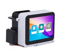 Hyuduo Mini Impresora de Inyección de Tinta Portátil con Pistola, 28 Idiomas, Pantalla Táctil HD, Diseño Compacto, Interfaz Tipo C para Caja de Cartón, Madera, Tela, Plástico con Taza