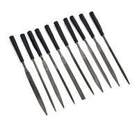 Hyuduo Mini Juego de Limas de Aguja, Limas Duraderas de Acero Al Carbono, Cómodo para Dar Forma a Joyas, Grabado y Pulido de Metales (3 * 140mm)