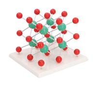 Hyuduo Modelo de Estructura Molecular Modelo de Estructura Cristalina Cs e Plástico con Bolas Atómicas de 8 Orificios 81 Varillas de Metal 64 Placas Base para Estudiantes de Química Orgánica