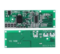 Hyuduo Módulo Controlador de Lámpara Solar, Placa de Circuito de Inducción de Microondas con Sensor de Luz Automático para Aplicaciones de Lámpara Solar Al Aire Libre