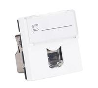 Hyuduo Módulo de Conector de Red Blindado CAT6A RJ45, Material ABS, Alta Resistencia de Aislamiento, Ideal para Aplicaciones de Redes Informáticas