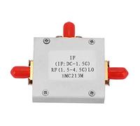 Hyuduo Módulo Mezclador Pasivo Doble Equilibrado HMC213, Conversión de Frecuencia RF de Aleación de Aluminio con Pérdida de 8,5 DB, 1,5-4, GHz para Comunicación Inalámbrica y Procesamiento de Señales