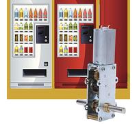 Hyuduo Motor de Engranaje de Gusano WGF180-55, Motor con Engranaje de Reducción de Micro Velocidad Alta 12V 0.5A, Relación de Reducción Grande, Rendimiento Estable, Vida útil Larga, para (12V5 vuelta)