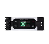 Hyuduo Nivel Digital Plegable, Herramienta de Medición de Aleación de Aluminio con Base Magnética, 3 Secciones que Se Despliegan hasta 45 Cm para Carpintería y Decoración del Hogar