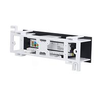 Hyuduo Panel de Perforación, Panel de Parche de Red de 8 Puertos, Cat6 Network Cable Rackmoun, de Parche de Cable para 22 de 26awg, Paneles de Ethernet, Almacenamiento y Uso Conveniente, Cableado