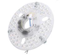 Hyuduo Panel de Repuesto para Luz de Ventilador de Techo, 18 W, 3 CCT, 3000 K, 4000 K, 6500 K, Luz de Techo LED con Función de Memoria, Base de Aluminio, para Luces de Ventilador,