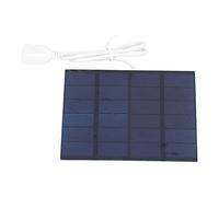 Hyuduo Panel Solar Cargador Solar de Polisilicio 6V 1.5W Tablero de Carga Portátil con Conversión del 19 por Ciento Diseño Liviano para Proyectos Científicos de Bricolaje Iluminación del Hogar