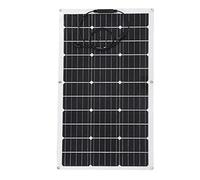 Hyuduo Panel Solar Flexible de 90 W, Panel de Carga Solar Monocristalino de 20 V con Cable, Salida Impermeable de 16 V 4 A, para RV, Barco, Cabina, Camping, Al Aire Libre, Uso Fuera de la Red