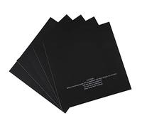 Hyuduo Piezas de Impresora 3D de 220x220 Mm, Pegatinas de Impresión, Adhesión para ABS PLA, Reduce el Rizado, Tratamiento Reutilizable para Impresora 3D, Cama Calefactable, 5 uds.