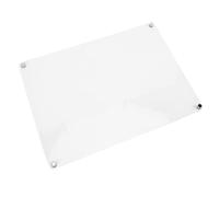 Hyuduo Pizarra Blanca Magnética Acrílica para Nevera, Superficie de Escritura Transparente como el Cristal de 40 X 30 Cm con 4 Imanes Potentes para Planes de Comidas, Horarios,