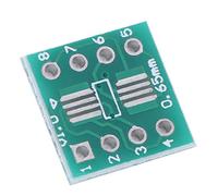 Hyuduo Placa Adaptadora SOP8, Módulo Convertidor de Plástico de Aluminio, SMD a DIP8 para Placas de Circuito PCB, 100 Piezas