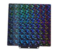 Hyuduo Placa de Construcción PEY, Hoja de Acero de Resorte Flexible con Patrón de Círculo y Fragmento de Doble Cara para Impresora 3D Adventurer 5M 5X Ender 3 K1, Temperatura de 260