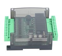 Hyuduo Placa de Control del PLC con Cable DVP, Módulo Industrial, Soporte de Programación, Estabilidad de 32 Bits, (con carcasa Agregar comunicación 485)
