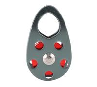 Hyuduo Polea de Enganche, Polea de Aparejo de Aleación de Aluminio Mg con Fijación de Placa Lateral para Escalada, Transporte, Remolque, 22 KN hacia Arriba, 11 KN hacia Abajo