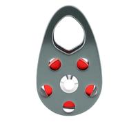 Hyuduo Polea de Enganche Polea de Rodamiento de Placa Fija de Aleación de Aluminio Mg para Aparejos de Escalada y Transporte con Capacidad de Carga de 22 KN hacia Arriba y 11 KN hacia