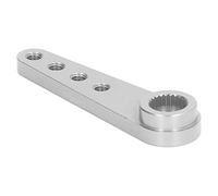 Hyuduo Precisiones -Luminio -Servohorn extendió el Brazo de Dirección de 25 Años para Autos RC (Silver)