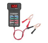 Hyuduo Probador de Batería de Automóvil, Pantalla de Visualización Inversa de 12 V LED con Protección contra Sobretensión y Alarma de Conexión Inversa, para la Motocicleta de Camión de
