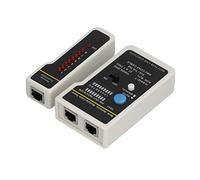 Hyuduo Probador de Cable de Red Carcasa de ABS Probador de Cable de Red Multifunción para GL 1088Q Alimentación de 9 V Escaneo Rápido y Lento Comprobación de Pedidos Cortos Abiertos para