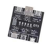 Hyuduo Probador Rápido de Cables USB, Placa de Detección de Cables de Datos Portátil, Múltiples Interfaces de Prueba para Tipo C e IOS, Ideal para Solucionar Problemas de Conexión Rápida de