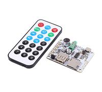 Hyuduo Receptor de Audio Bluetooth, Metal y Plástico, Cuatro Modos de Entrada, Diseño Compacto para de Sonido Doméstico y Proyectos de Bricolaje (Versión Bluetooth + Mando a Distancia (con)