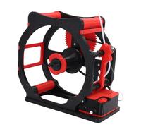 Hyuduo Respooler de Filamento para Impresora 3D, Enrollador de Carrete Eléctrico con Sensor de Parada Automática y Velocidad Ajustable, Se Adapta a Nailon PLA PETG TPU de 1 Kg, para (Enchufe de la UE)