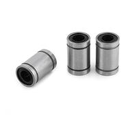 Hyuduo Rodamientos de Movimiento Lineal LM8UU, 10 Unidades de Casquillos de Rodamiento de Bolas de 8 Mm para Piezas CNC de Impresora 3D con Diseño de Doble Sellado para bajo Nivel de