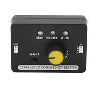 Hyuduo Servo Motor Tester, Reglamento de Velocidad Manual MCU Control, Servo Consistencia Master para la Prueba de Engranaje de Dirección RC con Carcasa ABS Ligera, Voltaje de Entrada