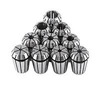 Hyuduo Spring Collet, ER20 Collet Conjunto de 10 Piezas con un Rendimiento Estable, Conveniente y Portátil para la Herramienta de Torno de Fresado CNC y la Máquina de Grabado de Trabajo de Trabajo,