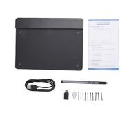 Hyuduo Tableta de Dibujo, Tableta de Dibujo Digital de 6x4 Pulgadas con Lápiz óptico de 16K, 5080 LPI, 300 PPS, USB C, Adaptador OTG para Dibujar, Diseñar, Enseñar a Estudiantes de Clases en Línea