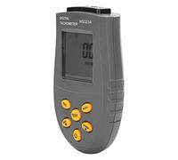 Hyuduo Tacómetro, ABS Velocímetro Digital sin Contacto Rango de 50 a 500 Mm LCD de 5 Dígitos 2.5 a 99999 RPM para Ventiladores de Motor y Técnicos de Inspección de Maquinaria (BLACK)