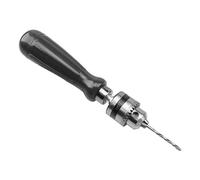 Hyuduo Taladro Manual, Material de Primera Calidad, Juego de Brocas con Clip de Alta Precisión de 0,6-6 Mm para Perforar Madera, ABS + Acero Al Carbono, 175 Mm de Longitud