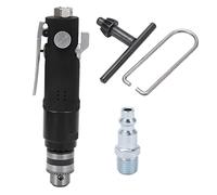 Hyuduo Taladro Neumático de 3 8 Pulgadas Taladro Neumático de Velocidad Variable, con Recto con Portabrocas de 3 Mordazas, CW y CCW, 900 RPM, Capacidad de 1,5 a 10 Mm para Uso en Talleres de (Estilo