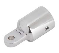 Hyuduo Tapas Superiores para Barcos Tapas de Extremo de Ojo Marino de Acero Inoxidable 316 25 Mm 1 Pulgada Altamente Pulido Orificio Pasante Superior de 1 4 Pulgadas para Bote Kayak Canoa Accesorios