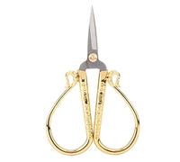 Hyuduo Tijeras Vintage, Tijeras decorativas, Tijeras de Sastre, delicadas Tijeras Multiusos Para Bordar Coser Manualidades Arreglos Florales (Oro)