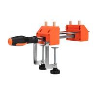 Hyuduo Tornillo de Banco para el Hogar, Abrazadera de Banco de Trabajo de Mesa de ABS y Acero Inoxidable, Herramienta Universal para Trabajar la Madera con Pasadores de Madera para Reparación de