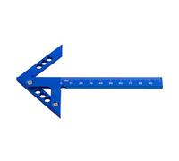 Hyuduo Trazador Central, Calibre de Trazado de Aleación de Aluminio, Calibre de Línea en ángulo Recto, Escala Métrica de 100 Mm, Dibuja Líneas Centrales de 45 Grados y Marcas Verticales para