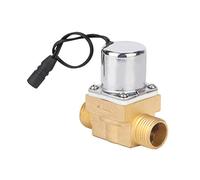 Hyuduo Válvula Solenoide con Sensor de Urinario de Baño, Válvula de Cobre de 6 V de Primera Calidad, Duradera y Confiable para Uso Comercial y Residencial (B recta de cobre para urinario