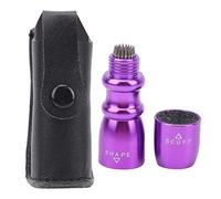 HYUMTODE Herramienta de reparación de Puntas para Billar, Snooker y Tenis de Mesa 3 en 1, modelador de Puntas multifunción con raspador, golpeador y Pica, Incluye Bolsa de Almacenamiento po