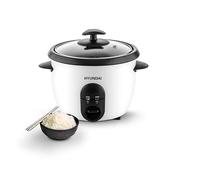 HYUNDAI ELECTRONICS Arrocera RC100 I 1 l para 800 g de arroz, 365 W, calentador de arroz, función de mantenimiento del calor, olla antiadherente, cuchara de arroz y vaso medidor